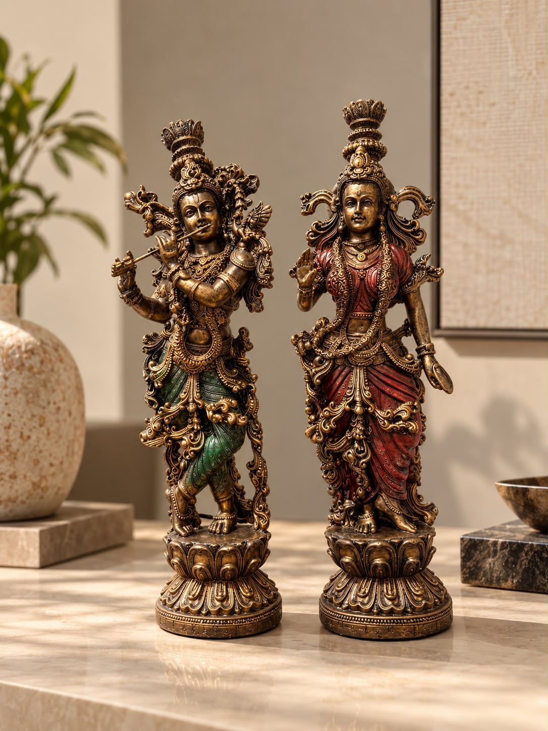 Radha Krishna Figurines